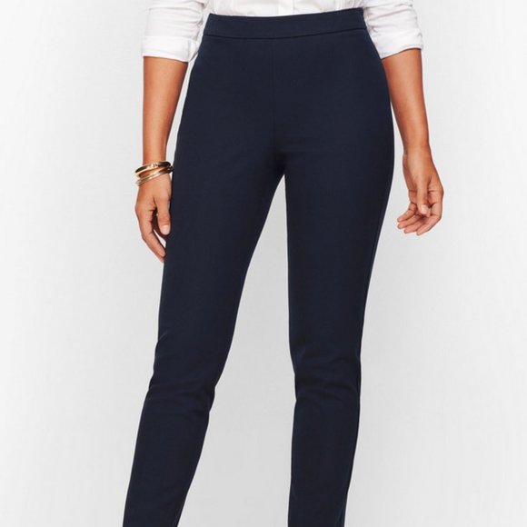Talbots Pants & Jumpsuits Chatham Ankle Pants Side Zip In Navy Sz 2